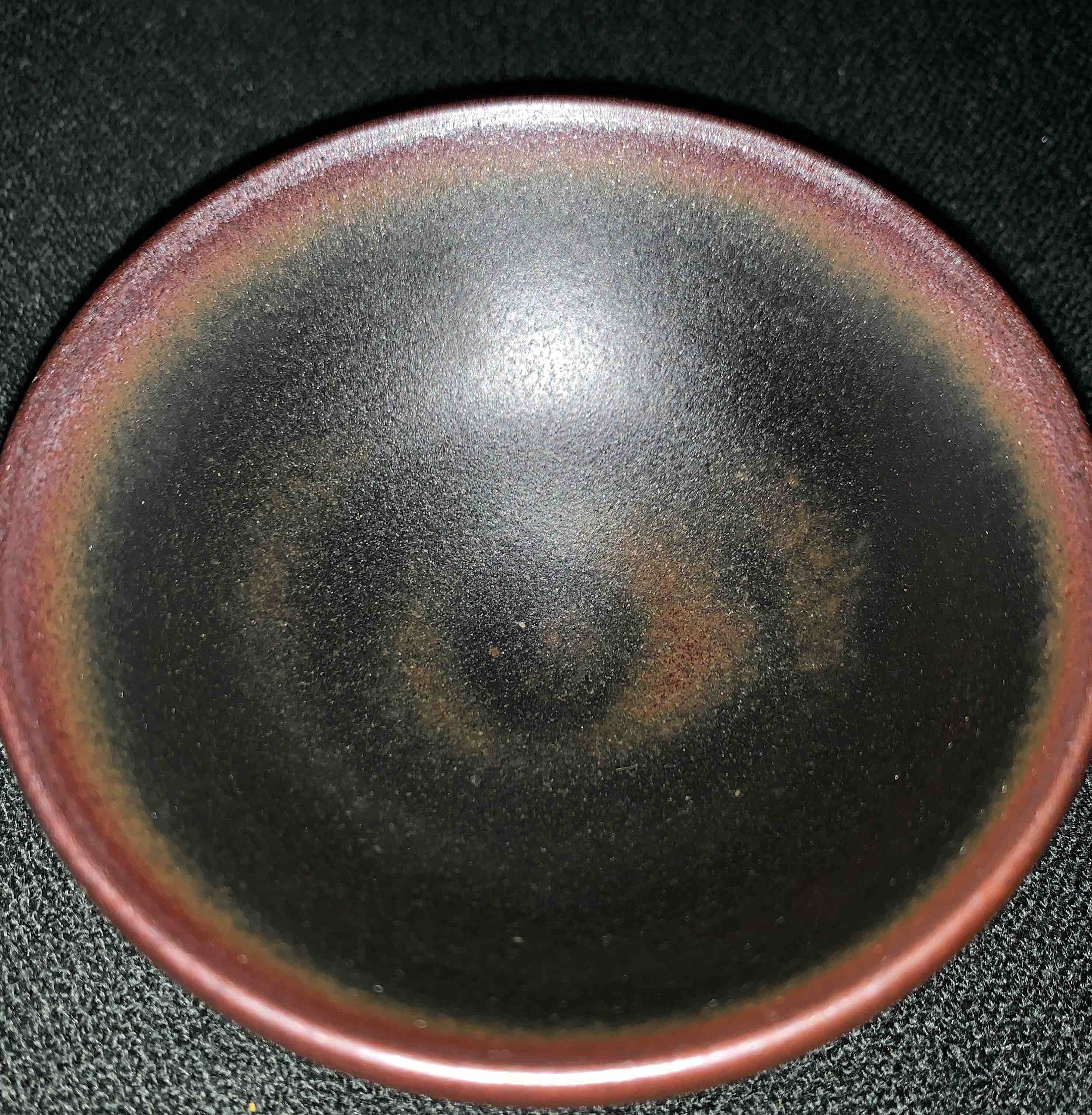 紫口磨砂星空敛口盏