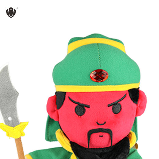 三国文创毛绒玩偶关羽