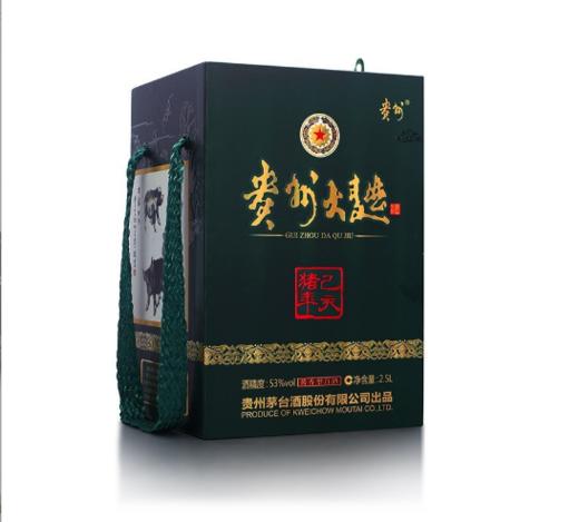 茅台（MOUTAI）贵州大曲酒（己亥猪年）生肖酒 53度 白酒 2.5L 单瓶装 口感酱香型 商品图1