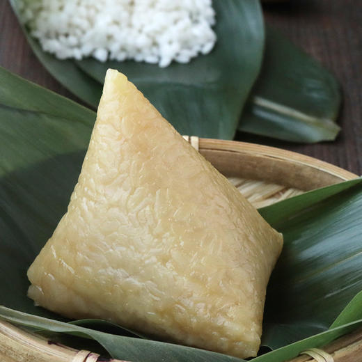 嘉华嘉兴粽子真空包装白米粽子300g特产糕点心端午节真真老老粽子