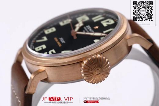NOOBMAKER真力时飞行员大飞：29.2430.679/21.C753青铜男士腕表，纯青铜表壳，2824瑞士机械机芯，疯马皮表带。振频：28800每小时振荡次数 商品图5
