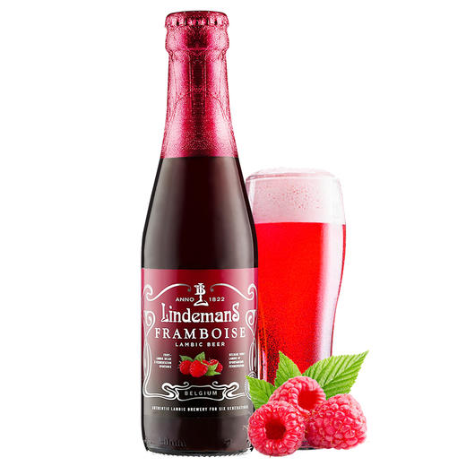 林德曼山莓味啤酒250ml