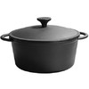 【品牌直发】铸味 | 22-26cm德式珐琅汤锅 煲铸铁哑光黑珐琅多用途家用铁锅多尺寸双耳加深锅 商品缩略图5