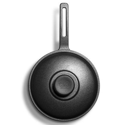 【品牌直发】铸味 |  18cm铸铁奶锅黑色珐琅汤锅炖锅家用单柄煲粥锅明火电磁炉通用 商品图3