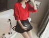 裁缝学苑 AW23宽松V领洋气上衣1:1实物服装纸样剪裁图纸牛皮纸样 商品缩略图2