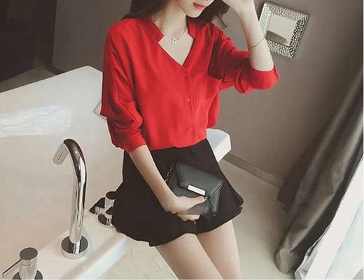裁缝学苑 AW23宽松V领洋气上衣1:1实物服装纸样剪裁图纸牛皮纸样 商品图2