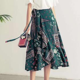 裁缝学苑 AW14网红一片式半身裙1:1实物服装纸样剪裁图纸牛皮纸样