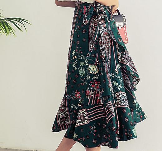 裁缝学苑 AW14网红一片式半身裙1:1实物服装纸样剪裁图纸牛皮纸样 商品图1