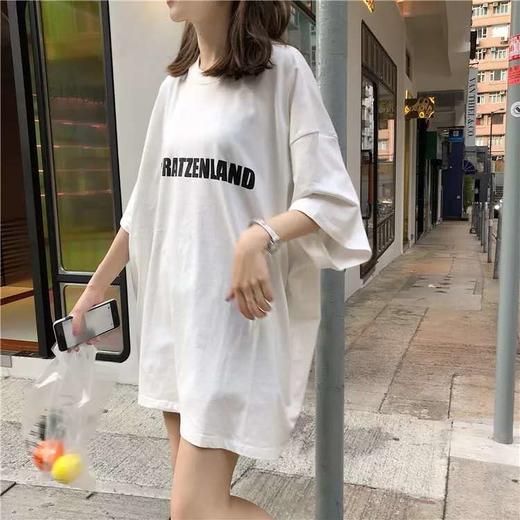 裁缝学苑 AW19宽松韩版短袖T恤1:1实物服装纸样剪裁图纸牛皮纸样 商品图0