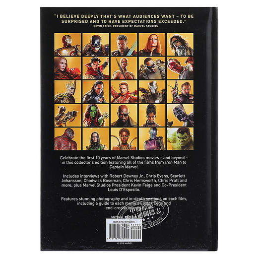 【中商原版】漫威工作室十周年纪念特集 英文原版 Marvel Studios: The First Ten Years 复仇者联盟 钢铁侠 银河护卫队等 商品图1