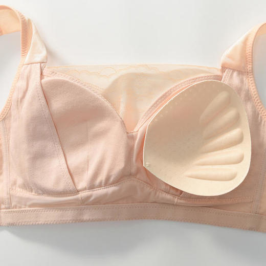 ZP-	1849新款防走光抹胸式无钢圈内衣文胸罩无痕性感美背聚拢上托女夏纯色 商品图3