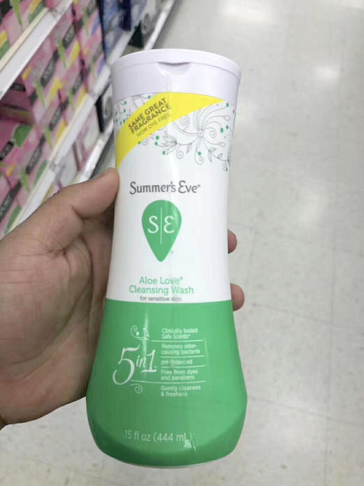 美国Summer's Eve 女性私处护理洗液444ml超大装 商品图1