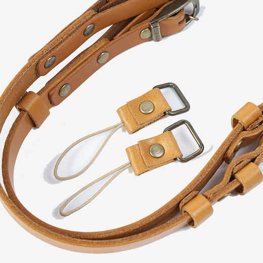 ROBERU  Natural Tan Camera Strap 天然染色皮革相机背带（单反用） 商品图1