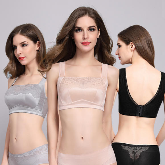 ZP-	1849新款防走光抹胸式无钢圈内衣文胸罩无痕性感美背聚拢上托女夏纯色
