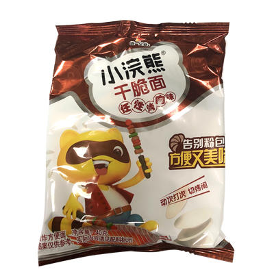统一小浣熊干脆面烤肉味40g 2袋新老包装随机发 东东快跑商城