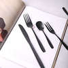 日本高桑金属elfin 熔岩石甜点刀叉勺西式不锈钢餐具套装 北欧风ins 商品缩略图1