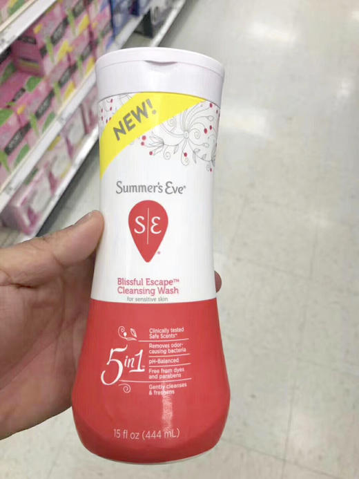 美国Summer's Eve 女性私处护理洗液444ml超大装 商品图2