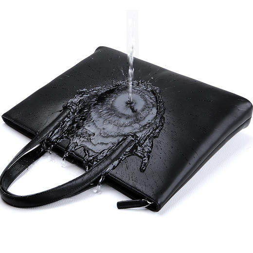 七匹狼公文包男士时尚背包 休闲手提包男士商务包斜挎单肩包 笔记本电脑包 1A1164183-01黑色 商品图2