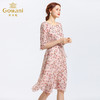 【腰带无吊珠】乔万尼夏装桑蚕丝修身甜美小碎花设计感真丝连衣裙女长款EN2E538 商品缩略图2