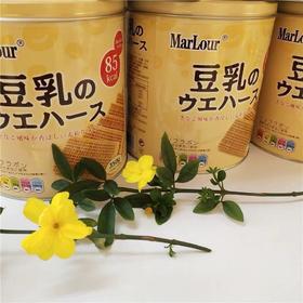【万宝路豆乳威化饼干】350g/罐，网红爆品，豆乳夹心