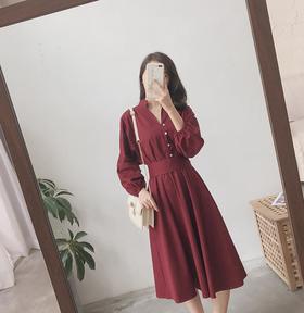 裁缝学苑 AW13法式赫本连衣裙1:1实物服装纸样剪裁图纸牛皮纸样