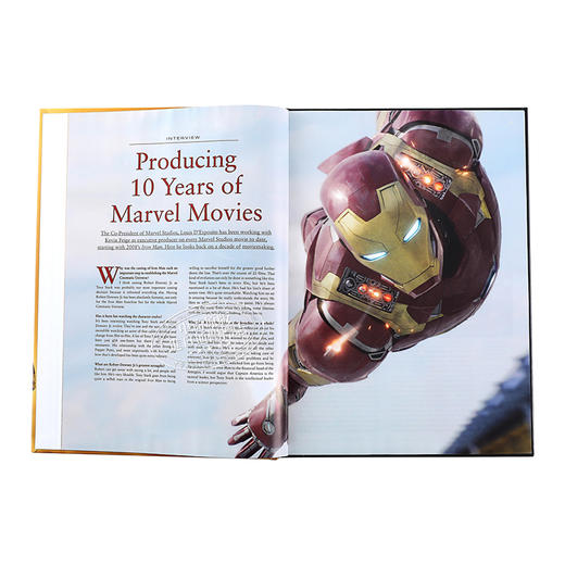 【中商原版】漫威工作室十周年纪念特集 英文原版 Marvel Studios: The First Ten Years 复仇者联盟 钢铁侠 银河护卫队等 商品图3