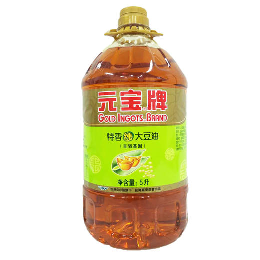 元寶非轉基因特香純大豆油5l桶