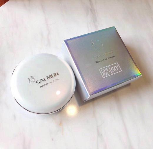 【香港直邮】日本salmon鲑鱼焕彩无暇气垫15g 遮瑕提亮保湿 SPF50 PA+++ 商品图0