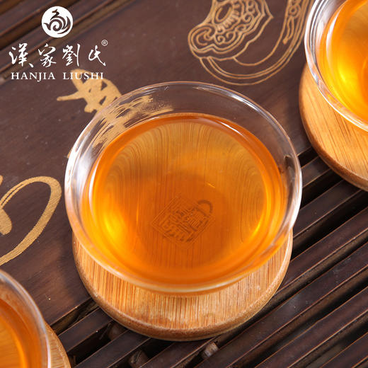 汉家刘氏 2014将黑金砖 茯砖茶 正宗黑茶 茶叶  金花 礼品礼盒装 商品图3