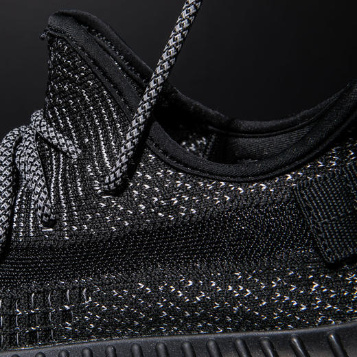 5折 情侣款 满天星Static椰子限定！ Y*EZY BOOST 350 V2全球限-量反光版  QZ006 商品图8