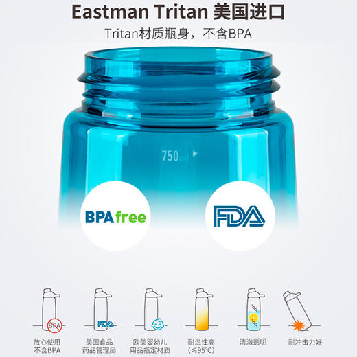 CamelBak/驼峰 0.6升容量运动水瓶 防漏口设计 商品图5