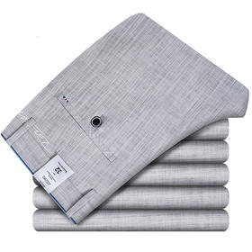 【服饰鞋包】.专柜仿亚麻男裤 夏季商务休闲裤中青年男士薄款韩版休闲薄款长裤