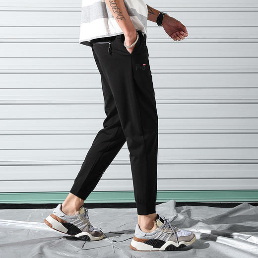 【服饰鞋包】新款韩版青年潮小脚九分裤男式工装裤薄款宽松休闲裤 商品图1