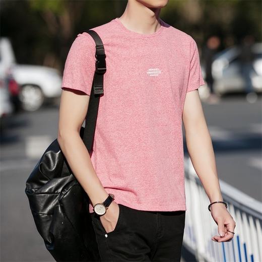 【服饰鞋包】新款夏季男士短袖T恤修身时尚百搭t恤圆领韩版半袖打底衫男装 商品图3