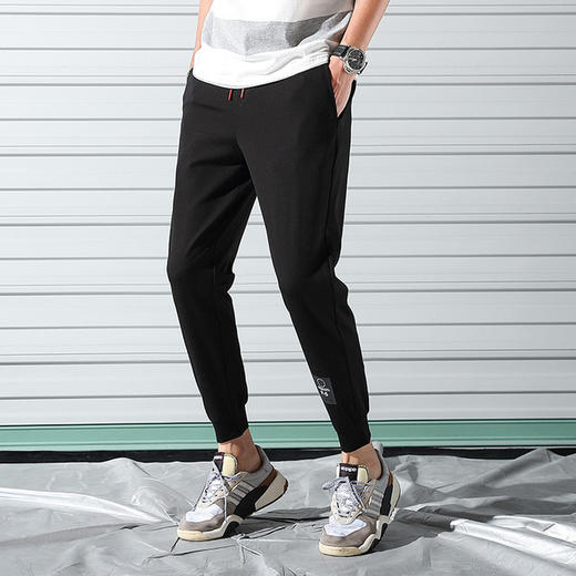 【服饰鞋包】新款韩版青年潮小脚九分裤男式工装裤薄款宽松休闲裤 商品图3