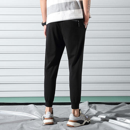 【服饰鞋包】新款韩版青年潮小脚九分裤男式工装裤薄款宽松休闲裤 商品图2
