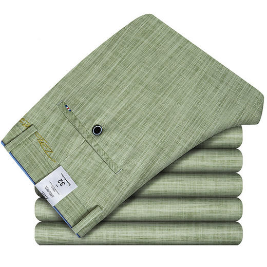 【服饰鞋包】.专柜仿亚麻男裤 夏季商务休闲裤中青年男士薄款韩版休闲薄款长裤 商品图4