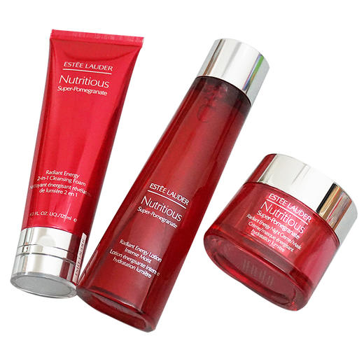 【香港直邮】美国雅诗兰黛Estee Lauder红石榴三件套红石榴水（滋润）+洁面+面霜 商品图2