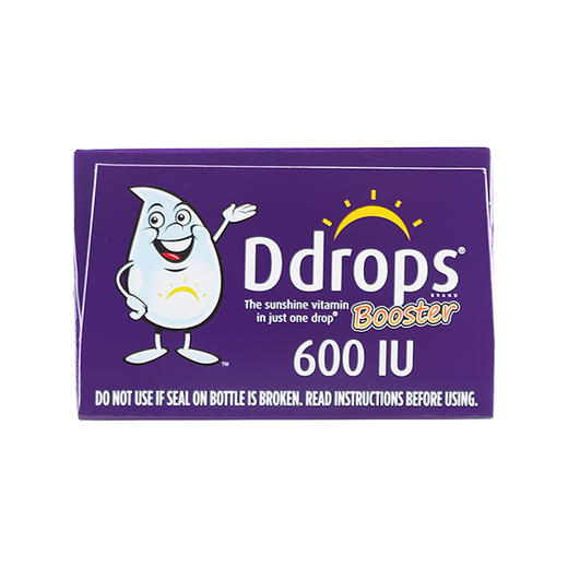 【含税】【多规格】加拿大Ddrops维生素滴剂100滴(美版) 1岁以上-紫色包装 商品图3