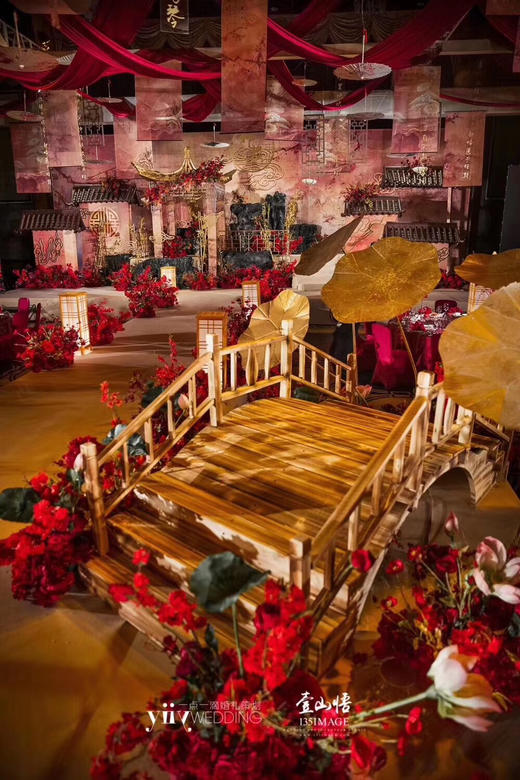 中式拱形木桥【运费自理】 商品图0