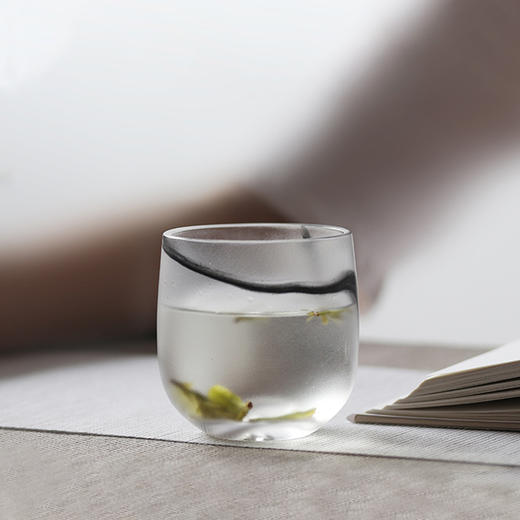 空谷灵山 水墨琉璃手抓杯 商品图2