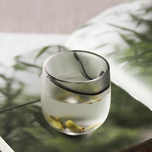 空谷灵山 水墨琉璃手抓杯 商品图0