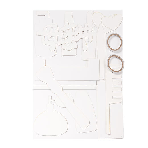 母亲节妈妈的化妆柜手工diy幼儿园创意美术绘画制作儿童材料包 商品图4