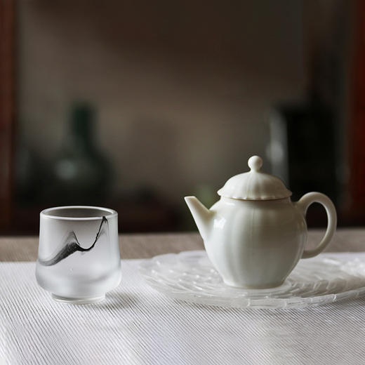 水墨琉璃杯品茗杯功夫茶具茶杯主人杯（单杯） 商品图4