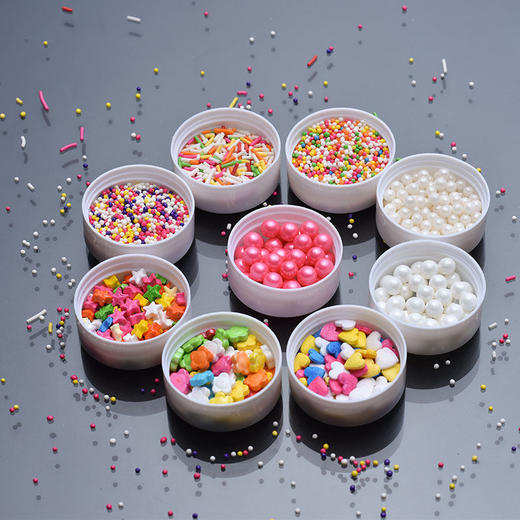 展艺彩色糖珠蛋糕装饰糖
