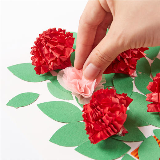 母亲节贺卡礼物手工diy立体康乃馨盆栽花束儿童制作材料包幼儿园 商品图3