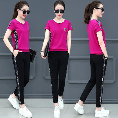 sp 9002dggr 休闲运动套装女士全棉卫衣两件套