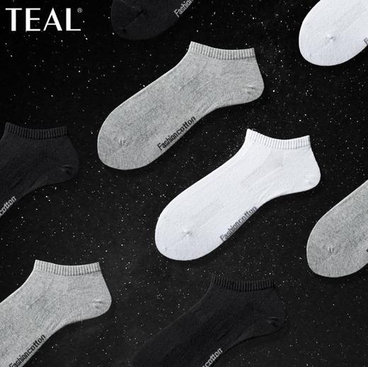 【服饰鞋包】TEAL春夏季防臭运动棉短筒袜子 商品图2