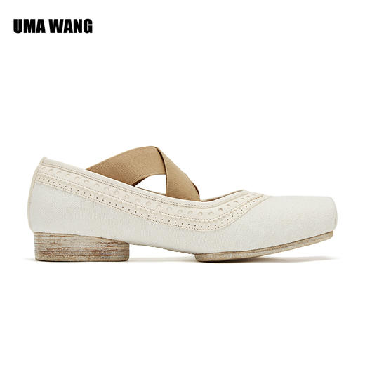 UMA WANG BALLET SHOES 手工平底芭蕾舞鞋复古 US9026I92P9 商品图1