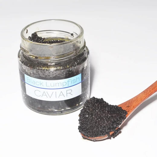 进口道琦鱼子酱德国进口 黑/红鱼子酱 黑鱼籽酱 100g 寿司面包三文鱼伴侣 商品图0
